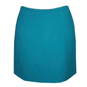 Banana Republic turquoise mini skirt